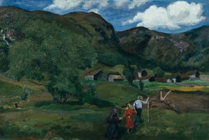 Bawiące się dzieci autorstwa Nikolai Astrup