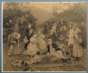 Herbatka dla właścicieli ziemskich autorstwa Nikolai Dmitrievich Dmitriev Orenburgsky