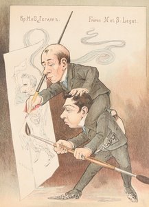 Autokarykatura z: Rosyjski balet w karykaturach, 1902-1905 autorstwa Nikolai Gustavovich Legat