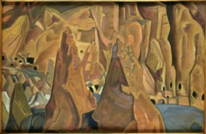 Carlsbad Caverns / obraz N.K. Roerich autorstwa Nikolai Konstantinowitsch Roerich