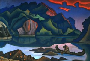 Ukryty skarb, 1947 autorstwa Nikolai Konstantinowitsch Roerich