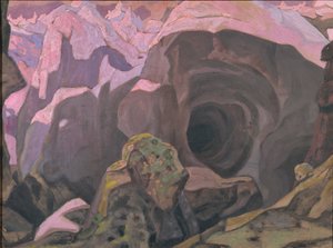 Rondane. Scenografia do spektaklu teatralnego Peer Gynt H. Ibsena, 1911 autorstwa Nikolai Konstantinowitsch Roerich