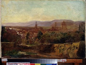 Florencja (Włochy) (Florencja). Obraz Nikołaja Nikołajewicza Ge (wesoły) (1831-1894), olej na płótnie