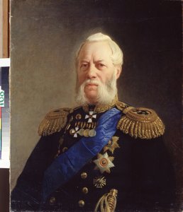 „Portret admirała Aleksandra Panfiłowa (1808-1874)” Obraz Nikołaja Nikołajewicza Ge (wesoły) (1831-1894) 1871 Państwowe Centralne Muzeum Marynarki Wojennej Sankt Petersburg