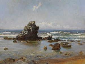 Zatoka w Livorno autorstwa Nikolai Nikolayevich Ge