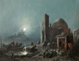 Scena z życia w Azji Środkowej”, 1887.
