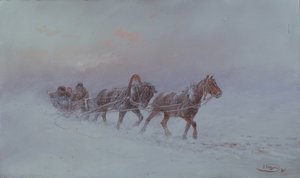 Burza śnieżna, 1901