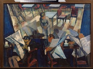 Tsafe (Tsafe) - Peinture de Nikolay Pavlovich Uljanov (Ulyanov) (1875-1949), huile sir toile