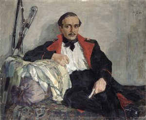 Portret Michaiła Lermontowa (1814-1841) 1941 (olej na płótnie)