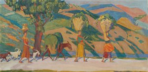 Wzgórza Sabine, 1909-1912 autorstwa Nikolai Pavlovich Ulyanov