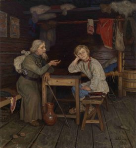 Młody mnich, 1889 autorstwa Nikolai Petrovich Bogdanov Belsky