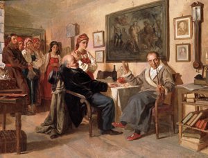 Sklep. Sprzedaż niewolników autorstwa Nikolai Vasilievich Nevrev