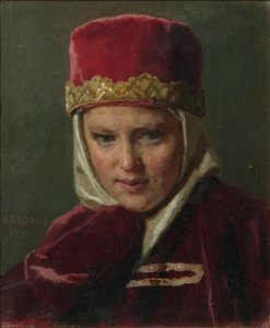 Żona bojara, 1901 autorstwa Nikolai Vasilyevich Nevrev