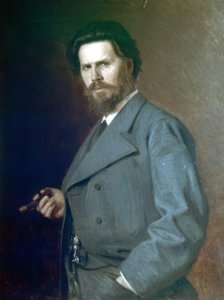 Portret I. Kramskoy .a autorstwa Nikolai Yaroshenko