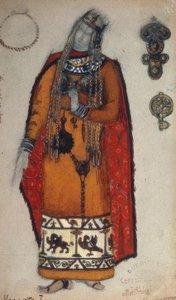 Wagner, Izolda / Figurka von Roerich autorstwa Nikolai Konstantinowitsch Roerich