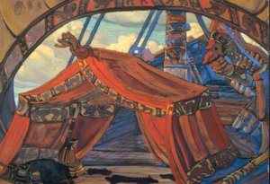 Wagner, Tristan / scena Roericha autorstwa Nikolai Konstantinowitsch Roerich