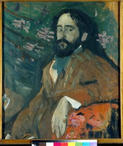 Portret malarza Nicolasa Milioti (1874-1962) (Malarz Nikolay Milioti) - Obraz Nikołaja Nikołajewicza Sapounowa (1880-1912), olej na tekturze (77x66,7 cm)