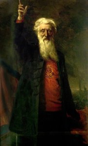 Generał William Booth, założyciel Armii Zbawienia (olej na płótnie)