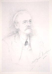 Portret Sir Arthura Jamesa Balfoura (1848-1930) z albumu Entente Cordiale
