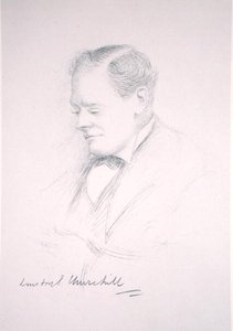 Portret Winstona Churchilla