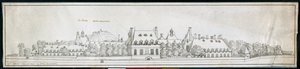 Szpital St Louis, c.1677 (pióro i atrament na papierze)