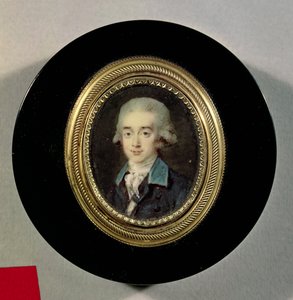 Miniatura portretowa hrabiego Hansa Axela von Fersen (1755-1810)