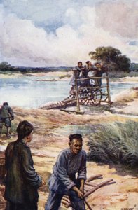 Chiny: koło wodne (kolor lito) autorstwa Norman Hardy