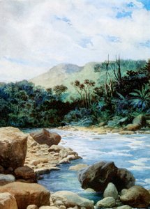 Krajobrazy w Eromanga, Nowe Hebrydy, 1908 autorstwa Norman Hardy