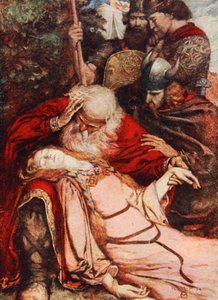 „Cordelia, Cordelia”, Król Lear, akt V, scena 3, ilustracja z „Opowieści Szekspira” Charlesa i Mary Lamb