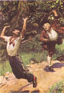 Uderzyła przede wszystkim w biednego Toma, z Wyspy Skarbów wydanej przez MacDonalda 1947 (kolor lito)