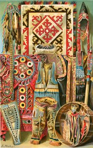 Kultura Mongołów: tkaniny i wzory