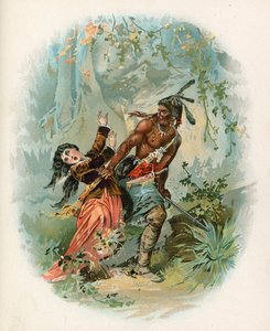 Ilustracja do Ostatniego Mohikanina autorstwa North American