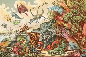 Prehistoryczne zwierzęta i gady