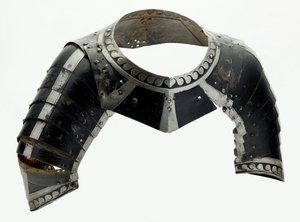 Almain Collar, ok.1580 (stal malowana z nowoczesną skórą) autorstwa North German School