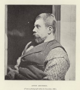 Anton Amundsen (zdjęcie czarno-białe) autorstwa Norwegian Photographer
