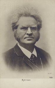 Bjornstjerne Bjornson (1832-1910), norweski pisarz, laureat Nagrody Nobla