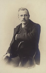 Fridtjof Nansen (1861-1930), norweski odkrywca, dyplomata i humanitarysta autorstwa Norwegian Photographer