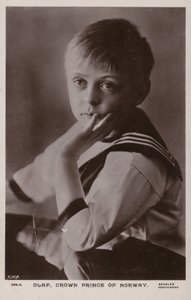 Olaf Książę Koronny Norwegii autorstwa Norwegian Photographer