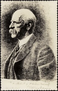 Fridtjof Nansen (1861-1930), norweski odkrywca, dyplomata i humanitarny autorstwa Norwegian School