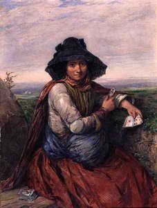 Wróżka (akwarela na papierze)