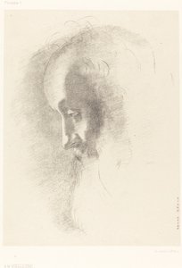 A La Vieillesse (Do starości) autorstwa Odilon Redon