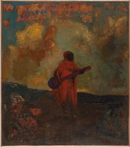 Arabski muzyk autorstwa Odilon Redon