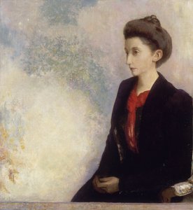 Baronowa Robert de Domecy autorstwa Odilon Redon