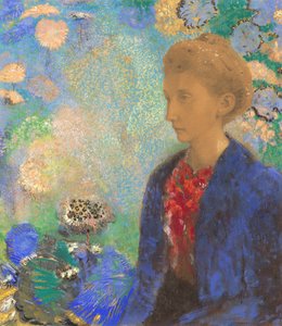 Baronowa de Domecy autorstwa Odilon Redon