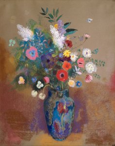 Bukiet kwiatów autorstwa Odilon Redon