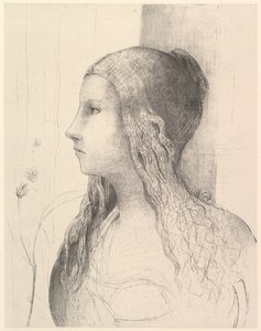 Brunhilda (Zmierzch bogów) autorstwa Odilon Redon