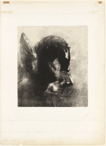 Pegaz w niewoli autorstwa Odilon Redon