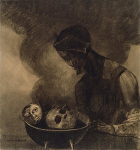Kocioł Czarodziejki autorstwa Odilon Redon