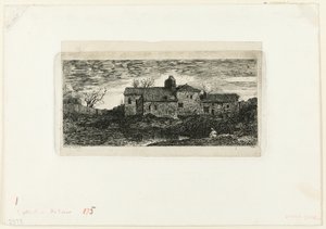 Kaplica i Hospicjum Pielgrzyma w Harambeltz (Basses-Pyrenees) autorstwa Odilon Redon