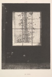 Day Le Jour, z serii Dreams Songes, płyta VI, 1891. autorstwa Odilon Redon